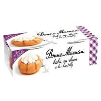 Bonne maman, Baba au rhum à la chantilly