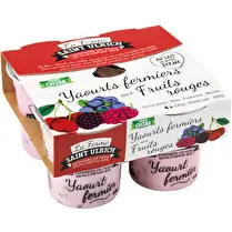 La ferme Saint Ulrich, Yaourts fermiers aux fruits rouges