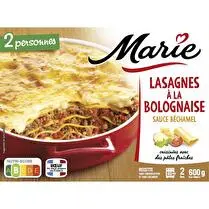 Marie, Lasagnes à la bolognaise