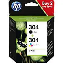 HP, Pack cartouche d encre n° 304 noir/couleur