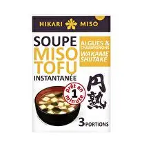 Hikari, Soupe Miso wakame shiitake