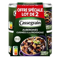 Cassegrain, Aubergines cuisinées à la provençale