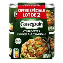 Cassegrain, Courgettes cuisinées à la provençale