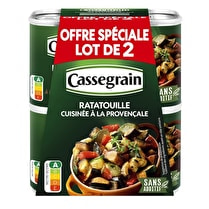 Cassegrain, Ratatouille cuisinée à la provençale