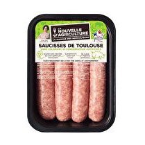 LA NOUVELLE AGRICULTURE Saucisse de Toulouse x 4