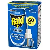 Raid, Liquide pour recharge électrique 60 nuits 36 ml
