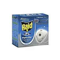 Raid, Recharge night & day  Mouches moustiques tigres