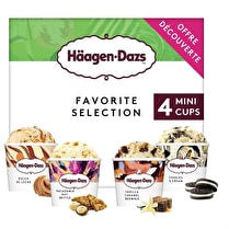 Häagen dazs, Mini pot glacé favorite collection x4