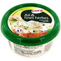 Cora, Fromage à tartiner  ail & fines herbes