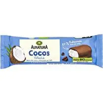 Alnatura, Barre noix de coco chocolat au lait BIO x4