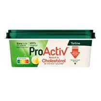 Proactiv, Margarine 100% végétale réduit le cholestérol tartine