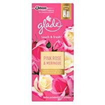 GLADE Touch & fresh recharge pink rose & meringue gamme élégance