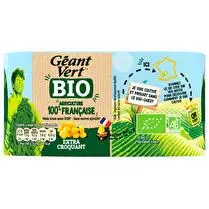Géant vert, Maïs extra croquant BIO