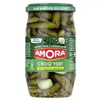 Amora, Cornichons pasteurisés au vinaigre extra fins