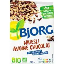 Bjorg, Muesli avoine chocolat BIO