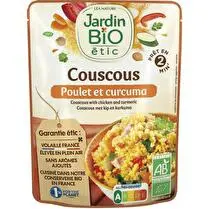 Jardin bio étic, Couscous poulet curcuma BIO