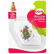 Cora, Attache sucette tree birds avec clip