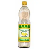Saas, Vinaigre d'alcool blanc 6° senteur citron