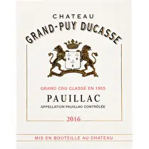 Château Grand-Puy Ducasse, Pauillac AOP Rouge5ème Grand Cru Classé en 1855
