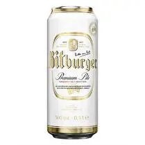 Bitburger, Bière pils boite