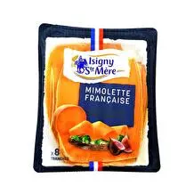 Isigny Ste-Mère, Mimolette française tendre et fruitée en tranches x8