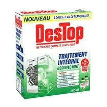 Destop, Nettoyant Complet Lave-Linge Désinfectant- 2x250ml