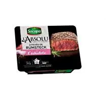 Socopa, Pavé de boeuf rumsteck marinés à l'echalote  X 2