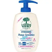 L'arbre vert bien-être, Crème lavante mains peaux sensibles
