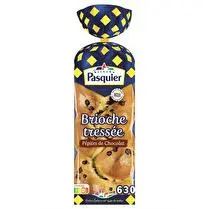 Pasquier, Brioche tressée aux pépites de chocolat