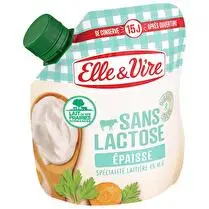 Elle & Vire, Crème épaisse 4 % MG sans lactose