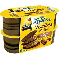La laitière, Feuilleté de mousse au café