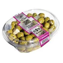 Tropic apéro, Olives à l'ail méditerranéenne denoyautées