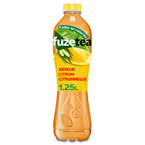 Fuzetea, Boisson thé noir glacé saveur citron citronnelle