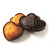 Votre pâtissier propose, Moelleux coeur nature et chocolat x 2