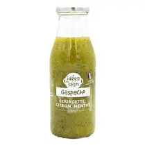 Idée de Saison, Gaspacho courgette citron menthe