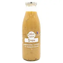 Idée de Saison, Soupe aubergine laurier et huile d'olive