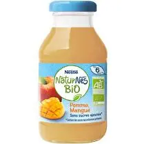 Nestlé, Jus pomme mangue dés 6 mois