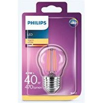 PHILIPS Ampoule LED Sphérique Filament E27 4,3-40W