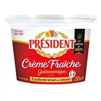 Président, Crème fraîche épaisse entière 30% MG