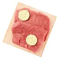 Votre boucher propose, Viande bovine : Pavé   à griller au beurre ail et herbes