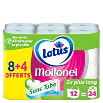 Moltonel, Papier toilette Sans tube