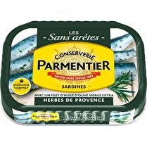 PARMENTIER Sardines vapeur herbes de provence