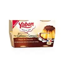 Yabon, Gâteau de semoule nappage chocolat