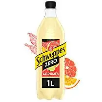 Schweppes, Boisson gazeuse aux saveurs 4 agrumes sans sucres