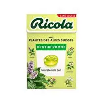 Ricola, Bonbons menthe pomme sans sucres édition limitée