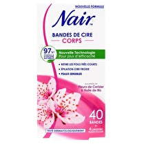 Nair, Bandes de cire corps cerisiers