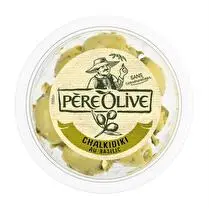 Père olive, Olives Chalkidiki au basilic