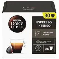 Nescafé Dolce Gusto, Capsules espresso intenso x30