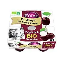 Invitation à la ferme, Yaourt à la griotte bio
