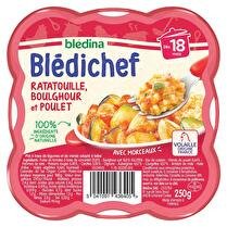 BLÉDINA Blédichef - Ratatouille boulghour & poulet dès 18mois